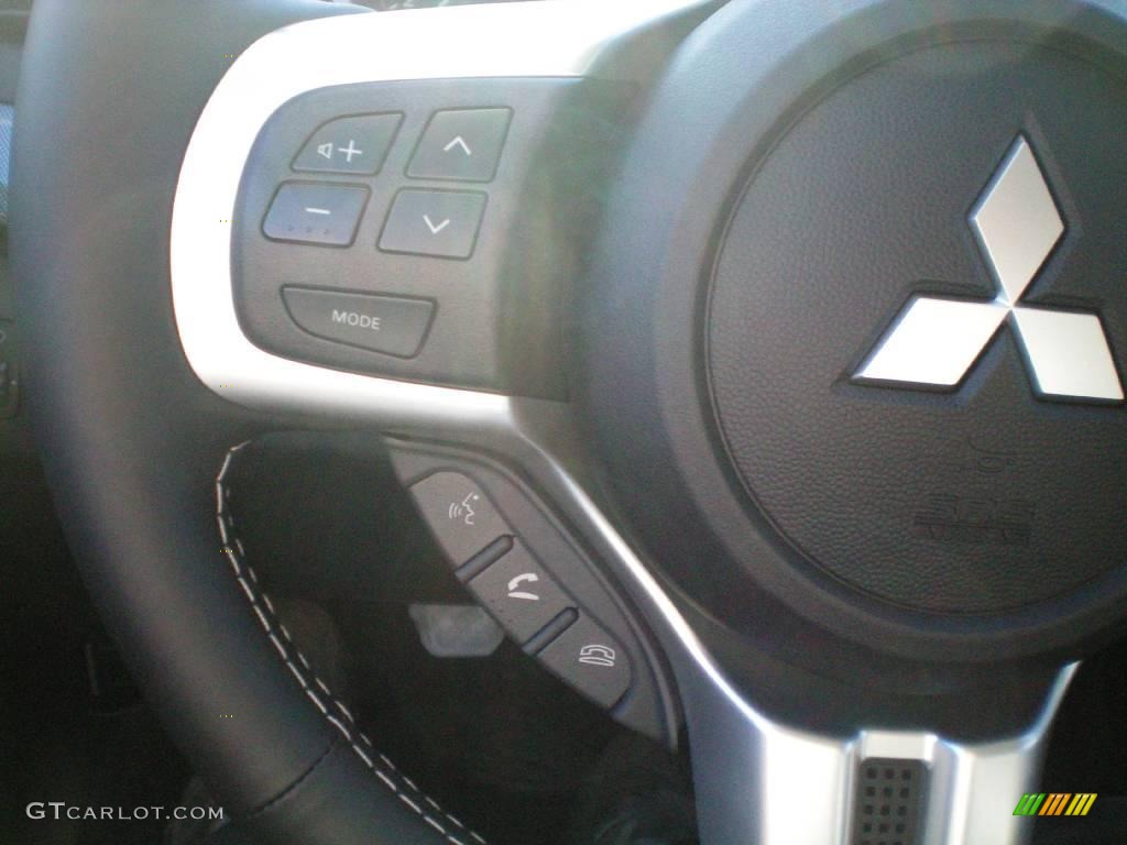 2010 Lancer Evolution GSR - Wicked White / Black Sport Fabric photo #27