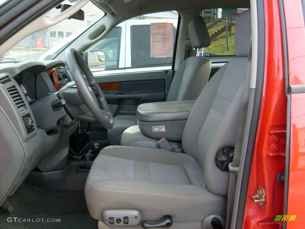 2006 Ram 3500 SLT Quad Cab 4x4 Dually - Flame Red / Medium Slate Gray photo #9