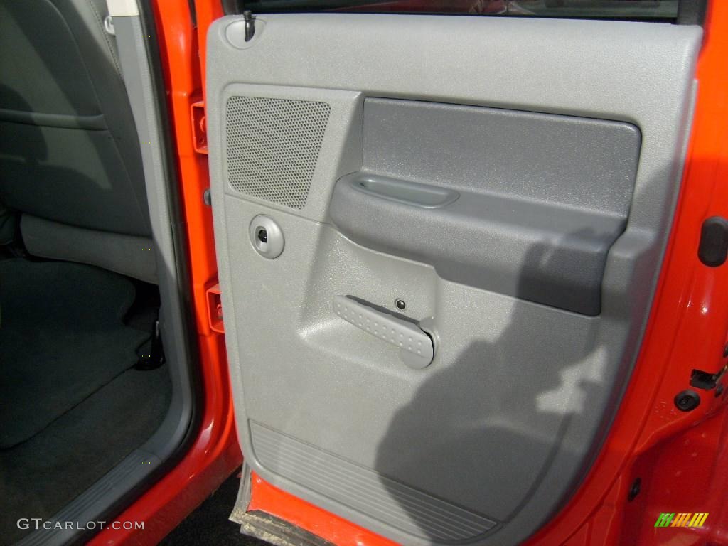 2006 Ram 3500 SLT Quad Cab 4x4 Dually - Flame Red / Medium Slate Gray photo #18