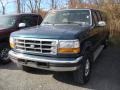 1996 Dark Tourmaline Green Metallic Ford F250 XL Extended Cab 4x4  photo #3