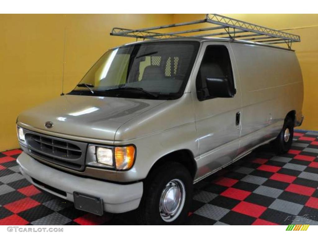 2000 E Series Van E150 Commercial - Harvest Gold Metallic / Medium Graphite photo #3
