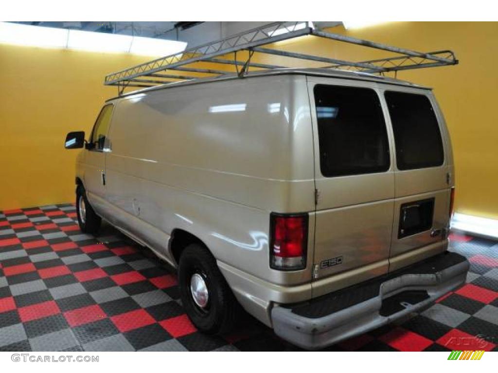 2000 E Series Van E150 Commercial - Harvest Gold Metallic / Medium Graphite photo #4