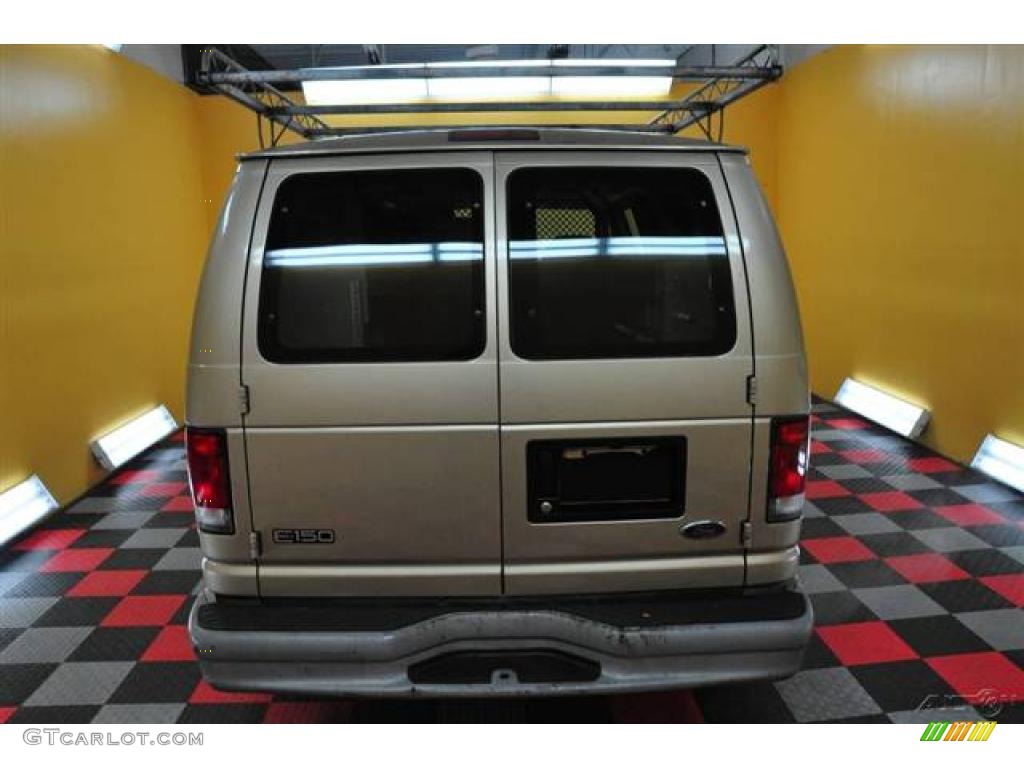 2000 E Series Van E150 Commercial - Harvest Gold Metallic / Medium Graphite photo #5