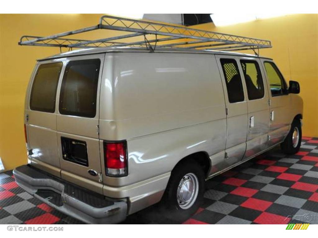 2000 E Series Van E150 Commercial - Harvest Gold Metallic / Medium Graphite photo #6
