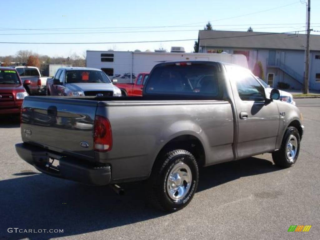 2004 F150 XL Heritage Regular Cab - Dark Shadow Grey Metallic / Heritage Graphite Grey photo #2