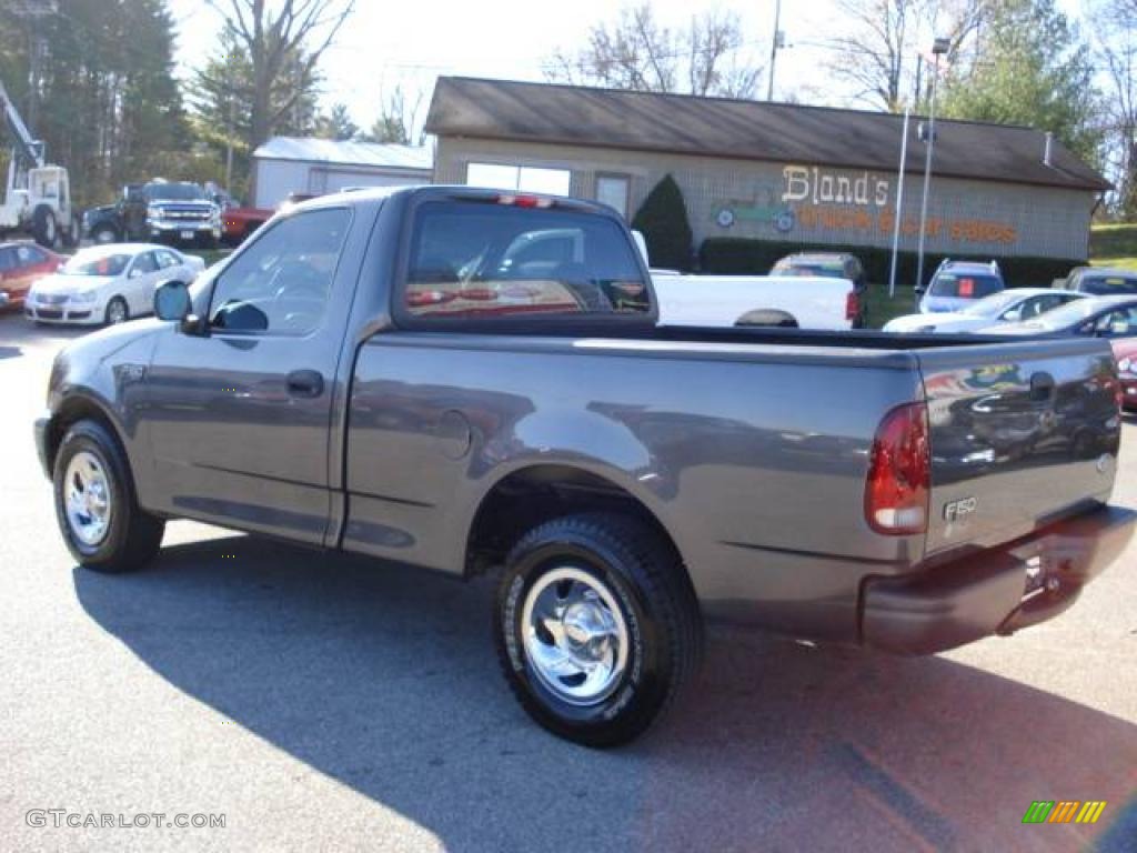 2004 F150 XL Heritage Regular Cab - Dark Shadow Grey Metallic / Heritage Graphite Grey photo #4