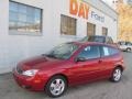2005 Sangria Red Metallic Ford Focus ZX3 SES Coupe  photo #1