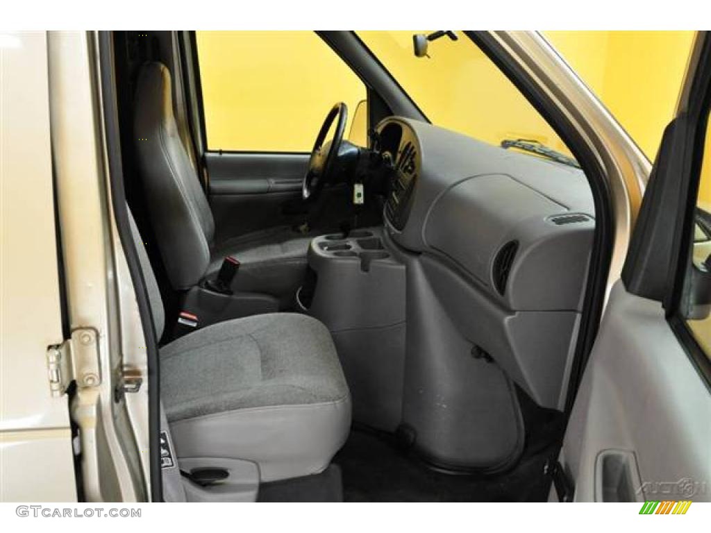 2000 E Series Van E150 Commercial - Harvest Gold Metallic / Medium Graphite photo #13