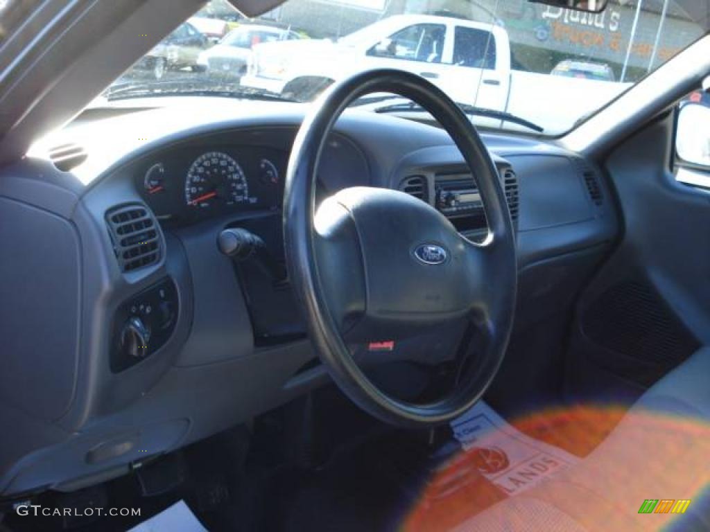 2004 F150 XL Heritage Regular Cab - Dark Shadow Grey Metallic / Heritage Graphite Grey photo #6