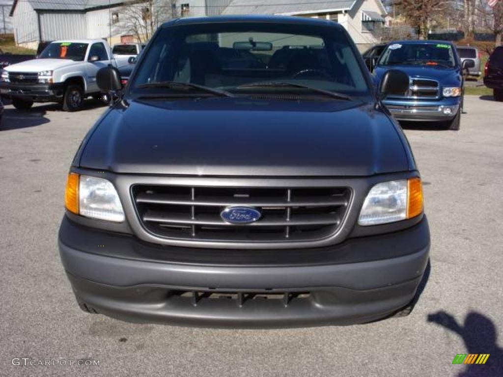 2004 F150 XL Heritage Regular Cab - Dark Shadow Grey Metallic / Heritage Graphite Grey photo #7
