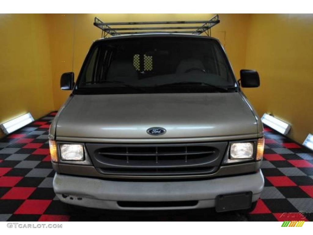 2000 E Series Van E150 Commercial - Harvest Gold Metallic / Medium Graphite photo #27