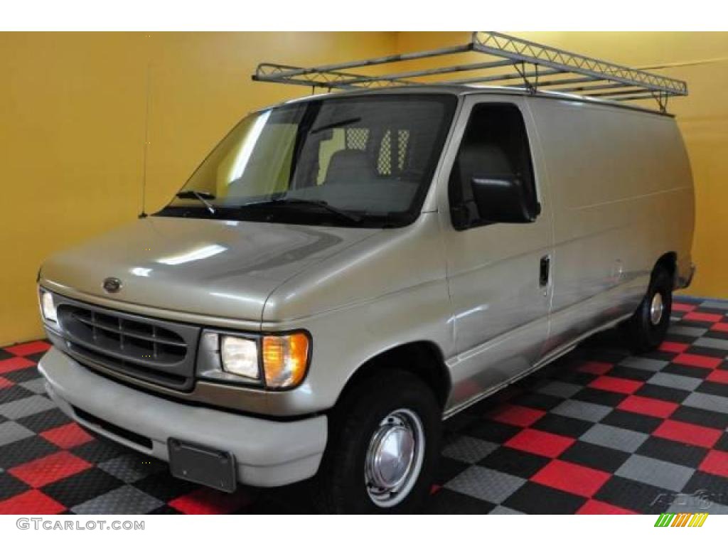 2000 E Series Van E150 Commercial - Harvest Gold Metallic / Medium Graphite photo #28