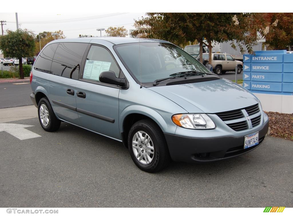 Butane Blue Pearl Dodge Caravan