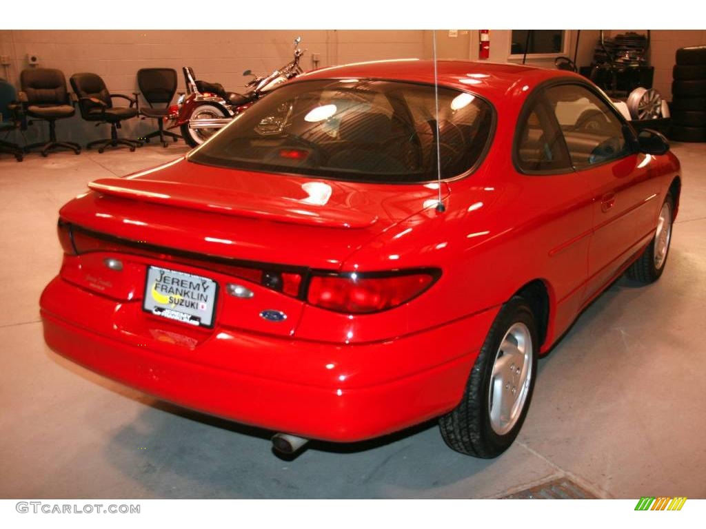 2002 Escort ZX2 Coupe - Bright Red / Dark Gray photo #5