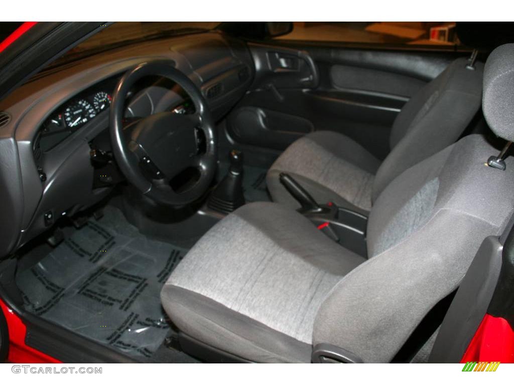 2002 Escort ZX2 Coupe - Bright Red / Dark Gray photo #15