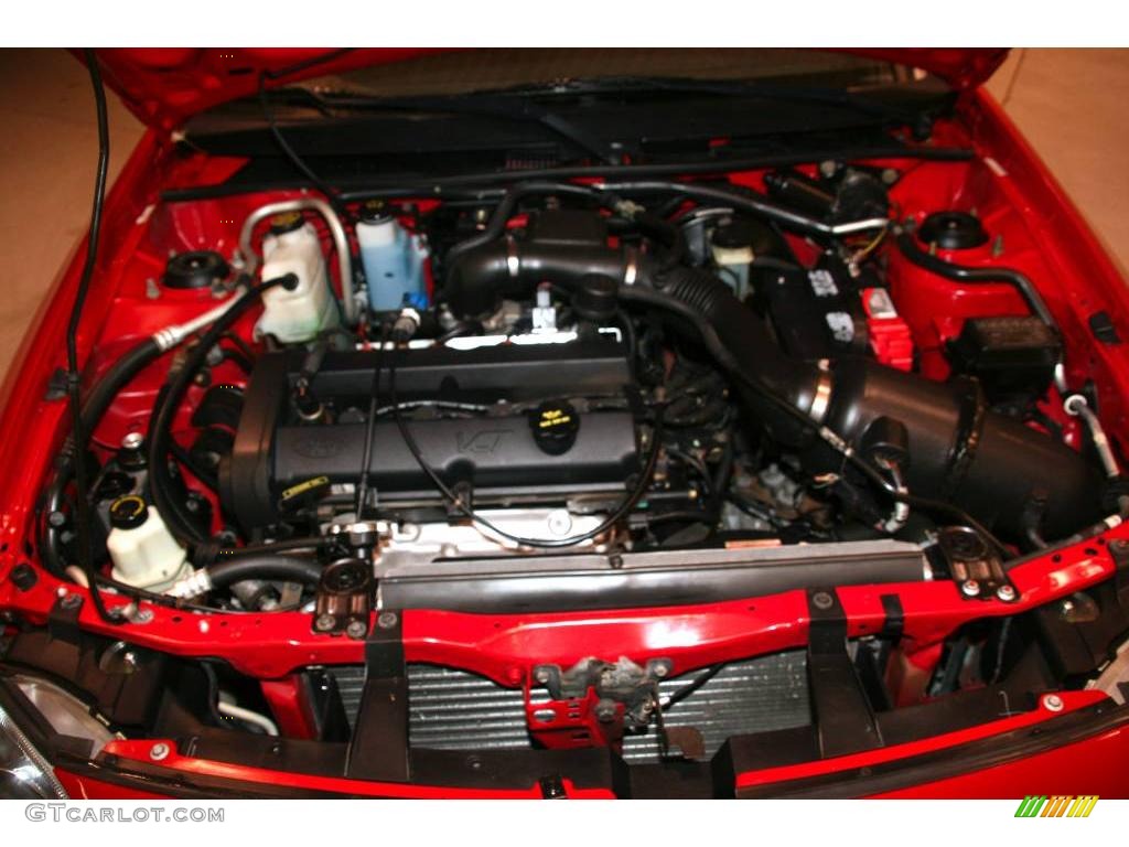 2002 Escort ZX2 Coupe - Bright Red / Dark Gray photo #19