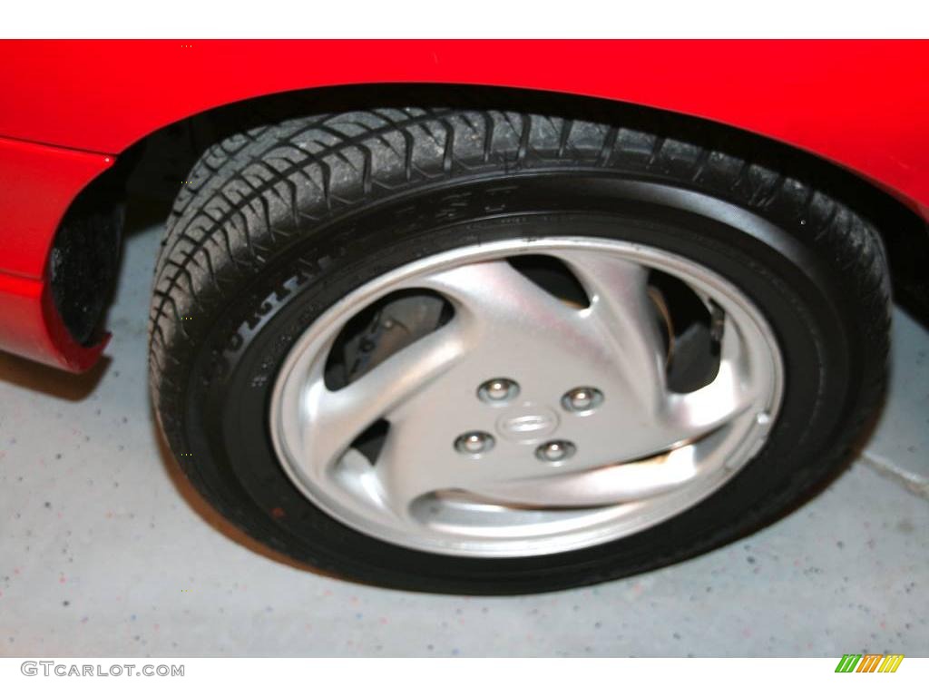 2002 Escort ZX2 Coupe - Bright Red / Dark Gray photo #20