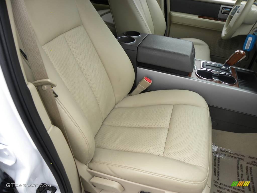 2009 Expedition Eddie Bauer 4x4 - Oxford White / Camel photo #11