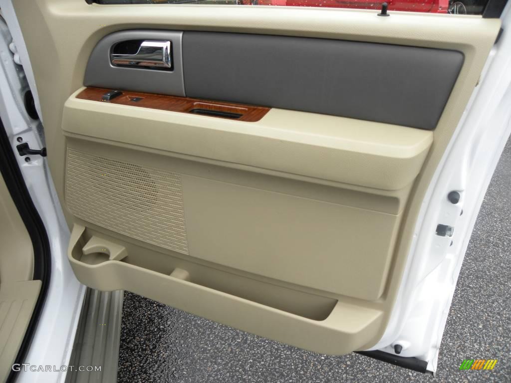 2009 Expedition Eddie Bauer 4x4 - Oxford White / Camel photo #12