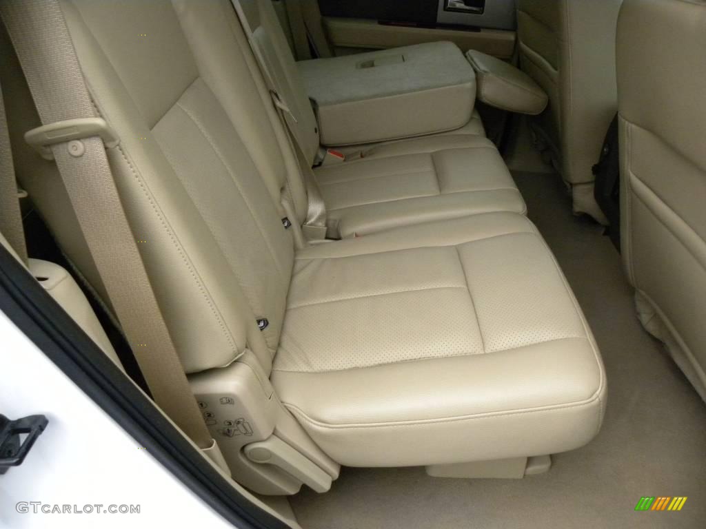 2009 Expedition Eddie Bauer 4x4 - Oxford White / Camel photo #13