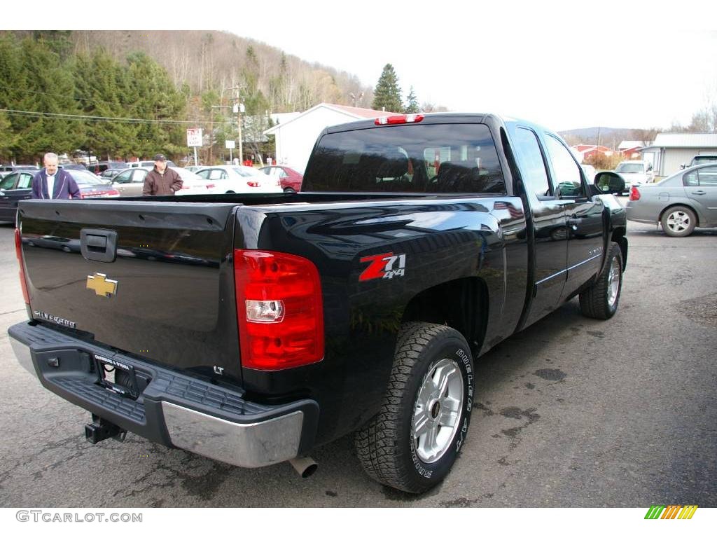 2008 Silverado 1500 Z71 Extended Cab 4x4 - Black / Ebony photo #14