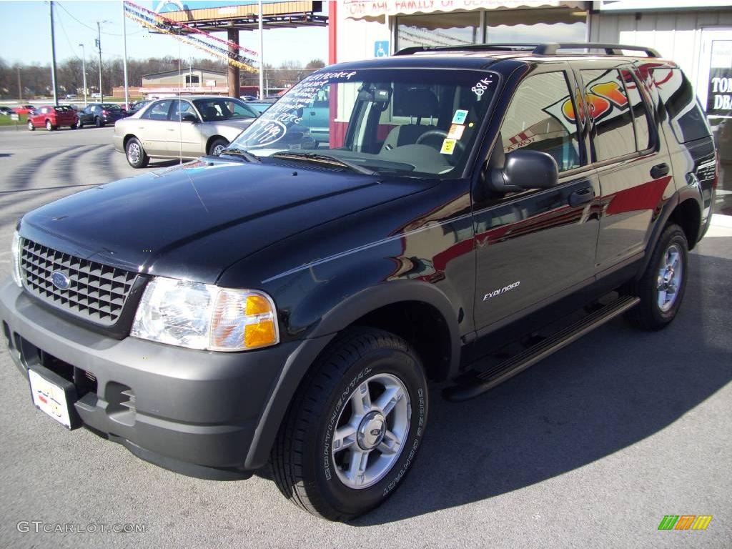 2004 Explorer XLS 4x4 - Black / Graphite photo #2