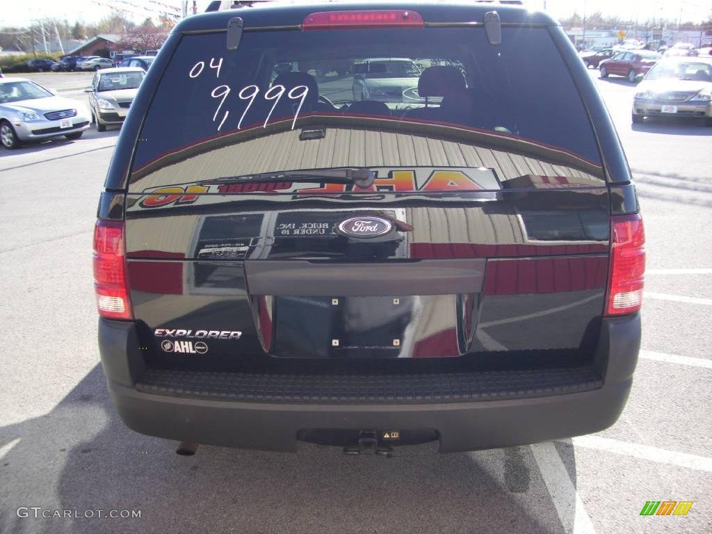 2004 Explorer XLS 4x4 - Black / Graphite photo #5