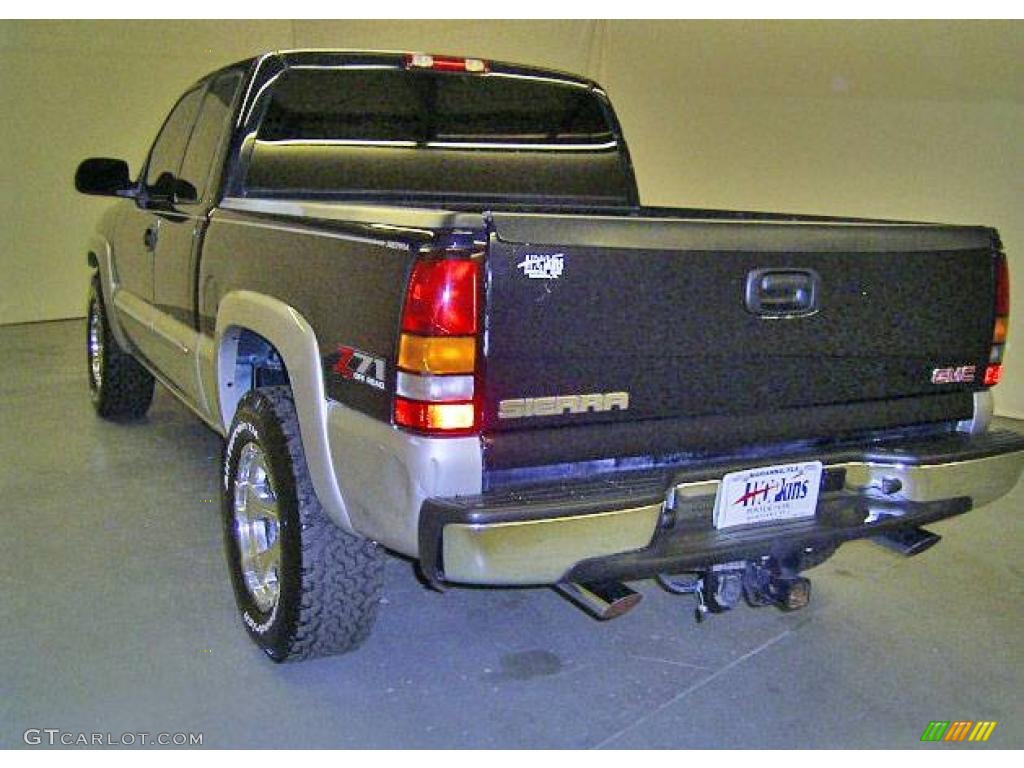 2006 Sierra 1500 Z71 Extended Cab 4x4 - Deep Blue Metallic / Pewter photo #3