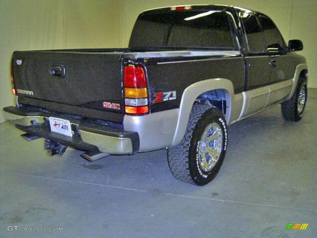 2006 Sierra 1500 Z71 Extended Cab 4x4 - Deep Blue Metallic / Pewter photo #4
