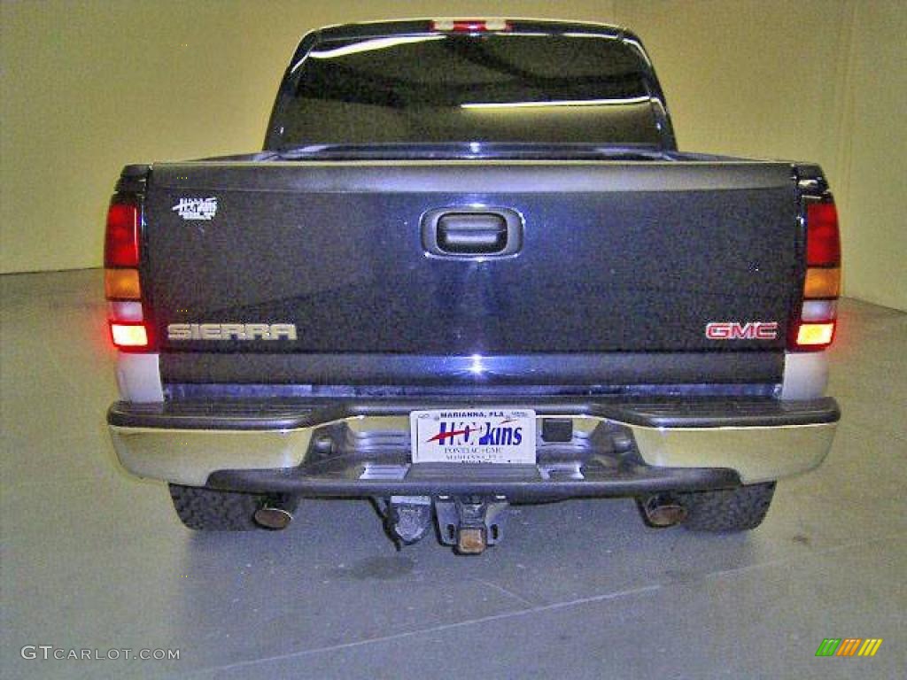 2006 Sierra 1500 Z71 Extended Cab 4x4 - Deep Blue Metallic / Pewter photo #7