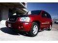 2002 Magnetic Red Metallic GMC Envoy SLT  photo #16