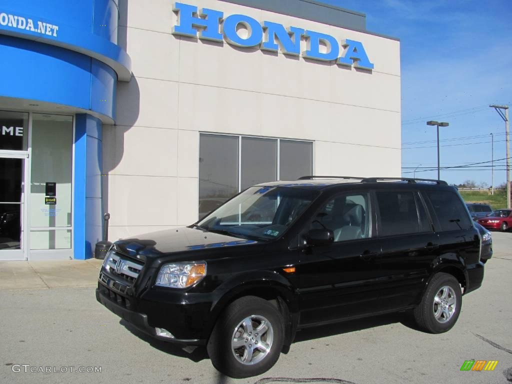2007 Pilot EX-L 4WD - Formal Black / Gray photo #1