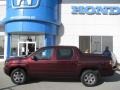 2007 Dark Cherry Pearl Honda Ridgeline RTX  photo #3