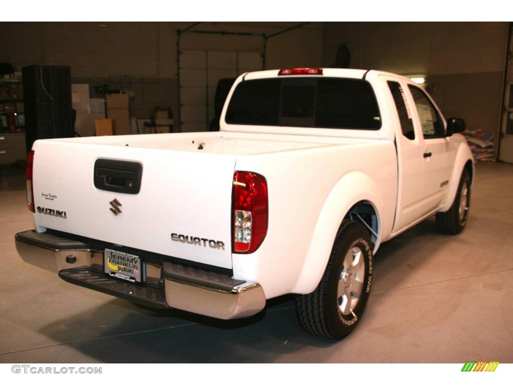 2009 Equator Premium Extended Cab - Glacier White / Graphite photo #7