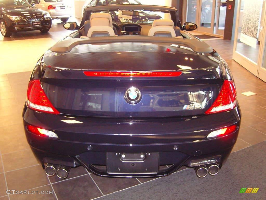 2008 M6 Convertible - Monaco Blue Metallic / Portland Brown Merino Leather photo #5