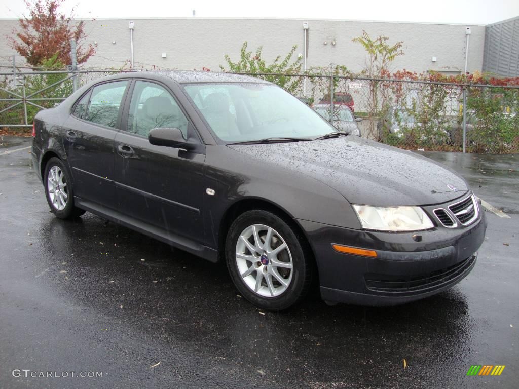 2004 9-3 Linear Sedan - Espresso Black Metallic / Parchment photo #5