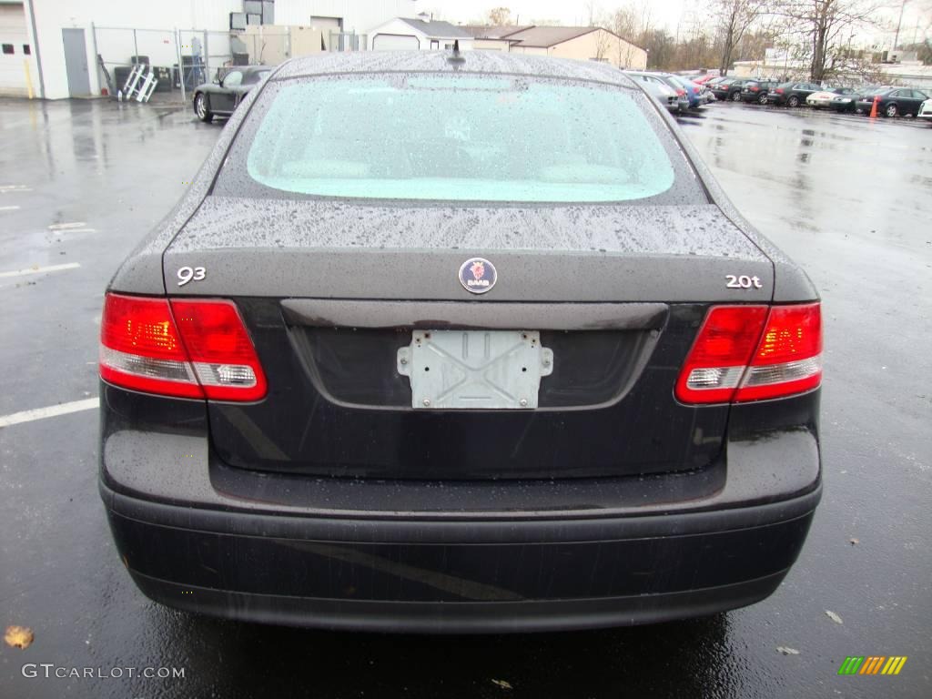 2004 9-3 Linear Sedan - Espresso Black Metallic / Parchment photo #8