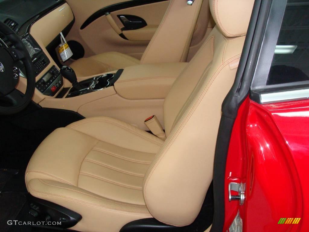 Beige Interior 2009 Maserati GranTurismo Standard GranTurismo Model Photo #21596461