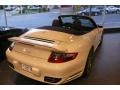 2009 Cream White Porsche 911 Turbo Cabriolet  photo #6