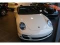 2009 Cream White Porsche 911 Turbo Cabriolet  photo #9