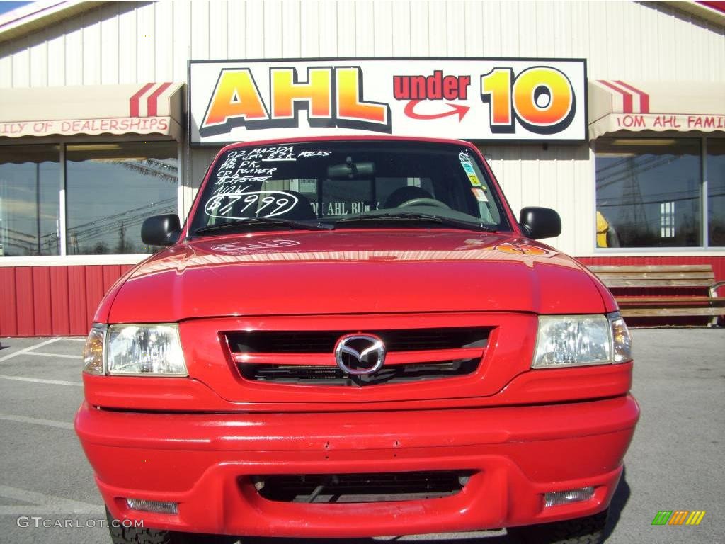2002 B-Series Truck B3000 Dual Sport Cab Plus - Performance Red / Gray photo #1