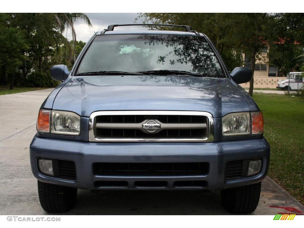 2001 Pathfinder LE - Bayshore Blue Metallic / Charcoal photo #14