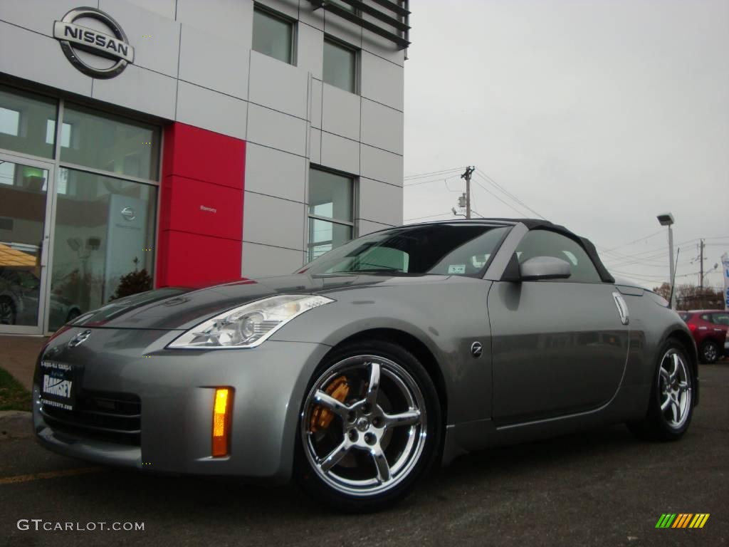 2006 350Z Grand Touring Roadster - Silverstone Metallic / Charcoal Leather photo #1