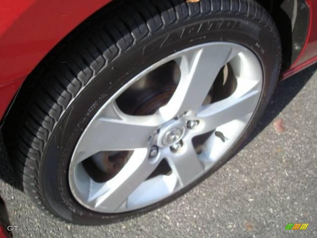 2006 MAZDA5 Sport - Cardinal Red Mica / Black photo #7