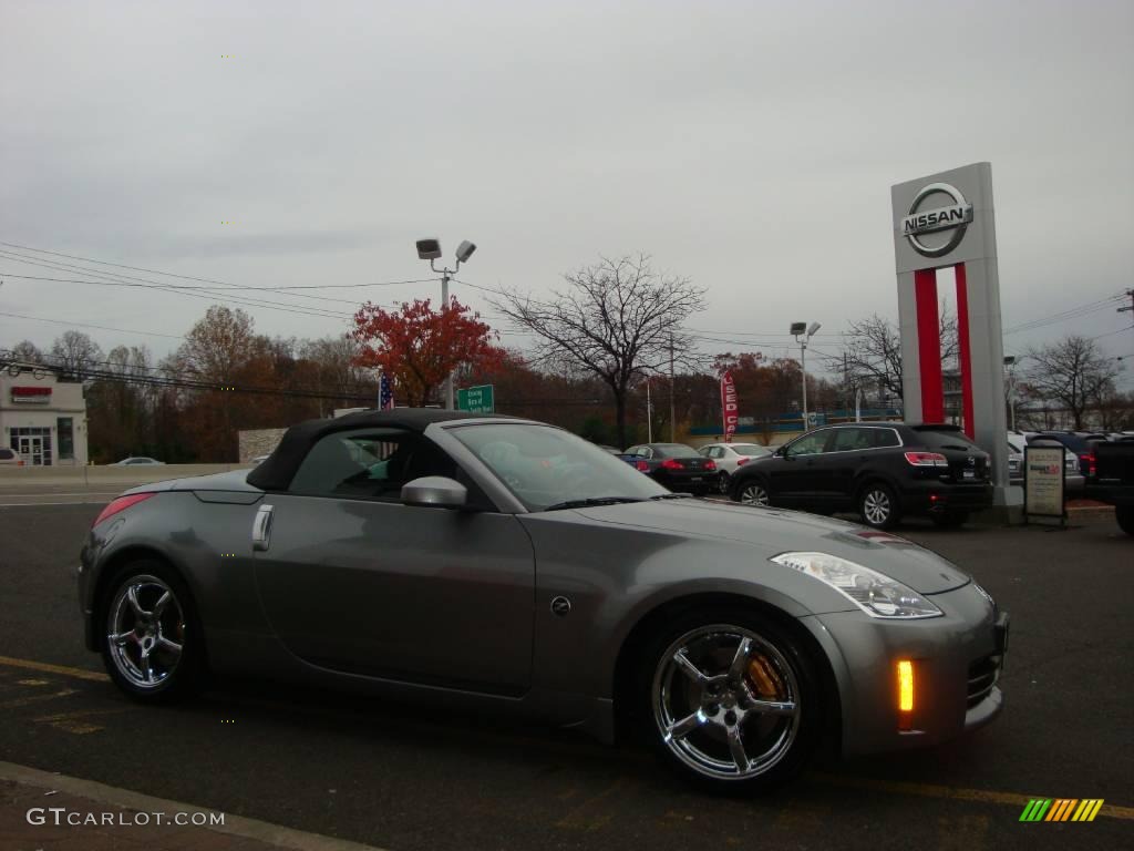 2006 350Z Grand Touring Roadster - Silverstone Metallic / Charcoal Leather photo #14