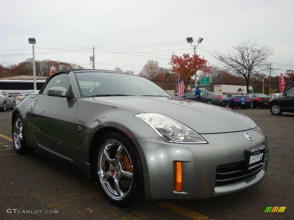 2006 350Z Grand Touring Roadster - Silverstone Metallic / Charcoal Leather photo #15