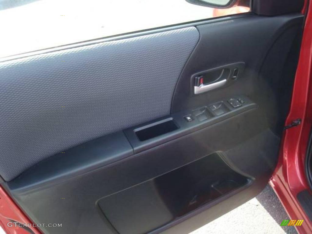 2006 MAZDA5 Sport - Cardinal Red Mica / Black photo #12