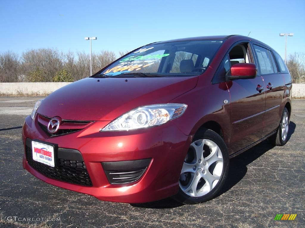 2008 MAZDA5 Sport - Copper Red / Sand photo #1