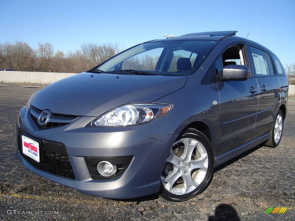 2008 MAZDA5 Touring - Galaxy Gray / Black photo #1