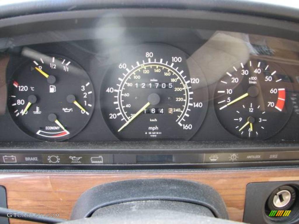 1986 S Class 420 SEL - Nautical Blue Metallic / Palomino photo #10